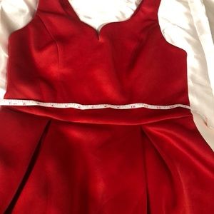 Gorgeous looking red party dress